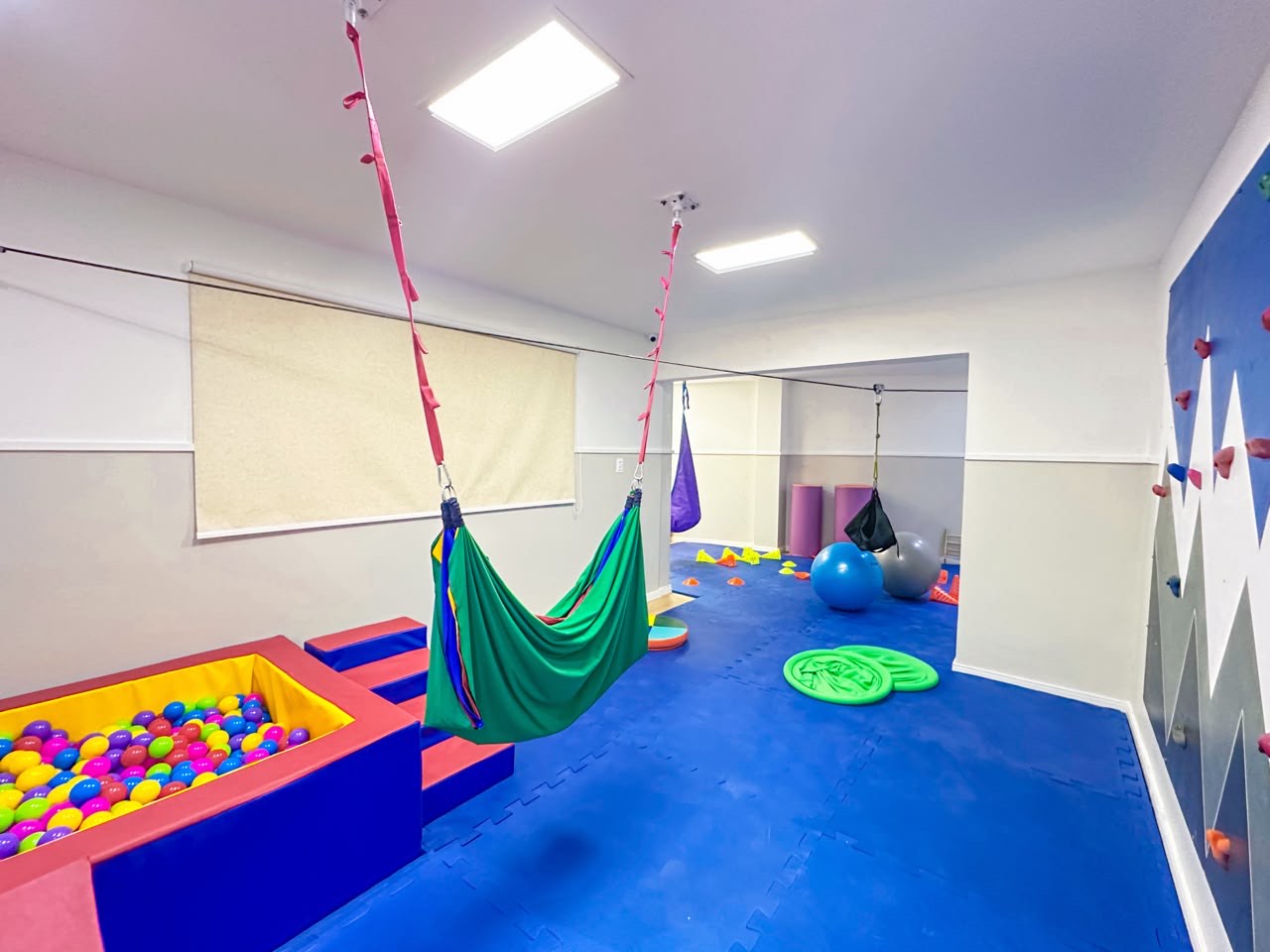 Sala de psicomotricidade e terapia ocupacional